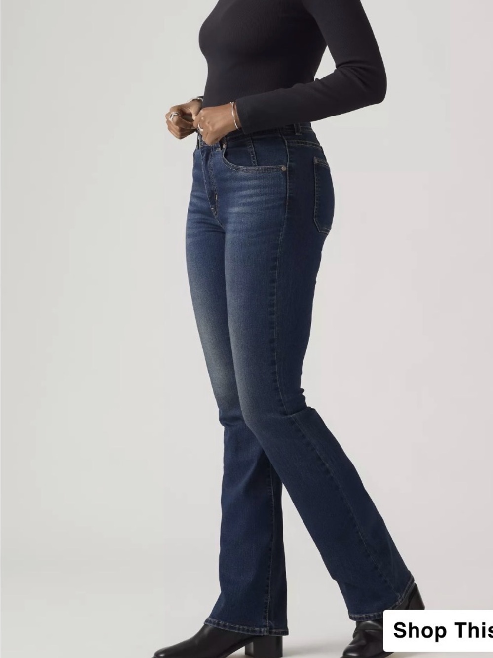 Old Navy Dark Blue Flare Jeans